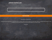 Tablet Screenshot of jobinterviewtool.com